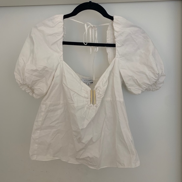 Intermix Medium Puff Sleeve Shirt - Picture 1 of 3